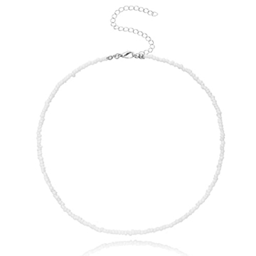 Stylish Tgirls Rice Beaded Necklace for Women