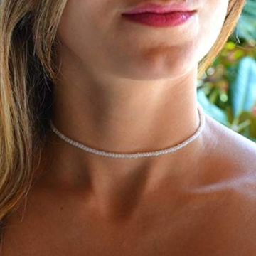 Stylish Tgirls Rice Beaded Necklace for Women