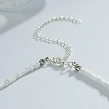 Stylish Tgirls Rice Beaded Necklace for Women