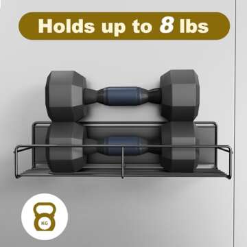 Mystozer 4 Pack Magnetic Spice Rack for Refrigerator, Magnetic Shelf Fridge Organizer for Kitchen St...