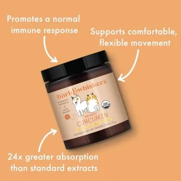 Bark & Whiskers Organic Curcumin for Healthy Pets
