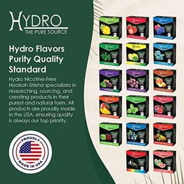 Hydro Molasses Hookah Shisha Set - Tropical Flavors 50g
