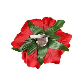 Elegant Rose Hair Clips for Women - 9 Pack