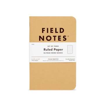 Field Notes Original Kraft Pocket Notebooks - 3-Pack