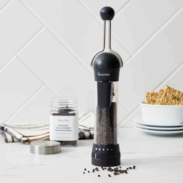 Sur La Table Ratchet Mill Grinder with Adjustable Coarse Settings