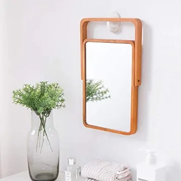 Buy ZOROSY Wood Desk Makeup Mirror | 360° Rotating & Versatile