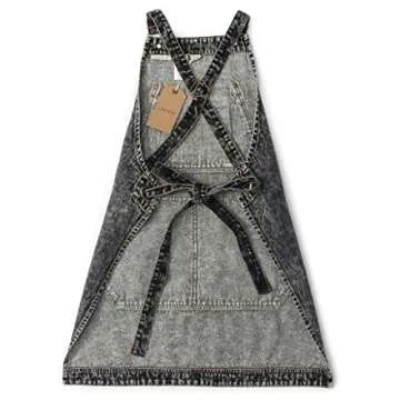 Jeanerlor Cotton Denim Shop Tool Apron - Durable & Stylish