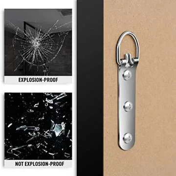 Openuye Full Length Mirror, 70"X30" Vanity Mirror Standing Hanging or Leaning Against Wall, Rectangle Large Mirror Floor Mirror Full Body Mirror Wall-Mounted Mirror, for Bedroom/Living Room/Bathroom