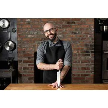 Babish High-Carbon 1.4116 German Steel Cutlery, 8" Chef Kitchen Knife,