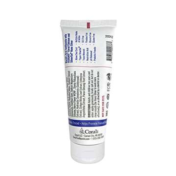 Coral Nano Silver Bubble Berry Kids Toothpaste, Natural Fluoride Free Teeth Whitening Toothpaste, Coral Calcium Nano Silver Infused SLS Free - 4 Ounces