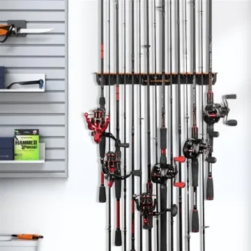 KastKing V15 Fishing Rod Holder - Organize Up to 15 Rods