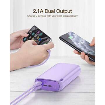 Kuulaa 26800mAh Portable Charger for iPhones and Samsung