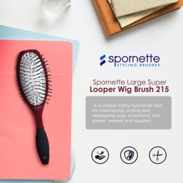 Spornette Super Looper Wig Brush - Best Detangling Solution