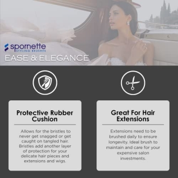 Spornette Super Looper Wig Brush - Best Detangling Solution