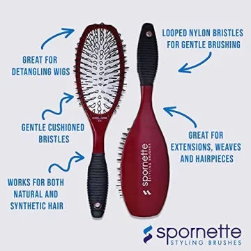 Spornette Super Looper Wig Brush - Best Detangling Solution