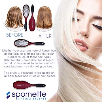 Spornette Super Looper Wig Brush - Best Detangling Solution