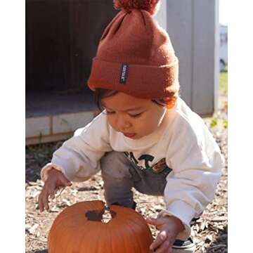 FURTALK Toddler Winter Hat Cute Pom Pom Beanie for Kids