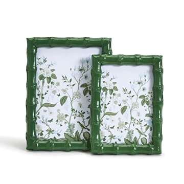Two's Company Set of 2 Countryside Green Frames