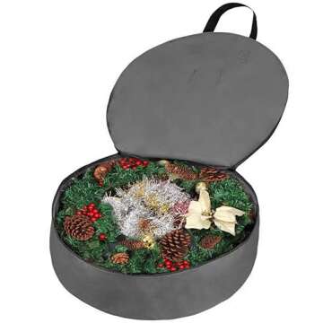 Durable 48" Wreath Storage Bag - Primode Holiday Decor