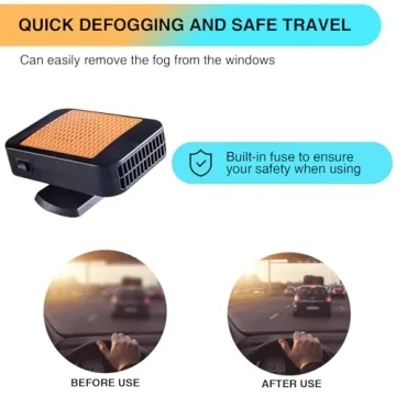 Portable Car Heater for Rapid Demisting and Comfort