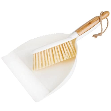 Stylish mDesign Dustpan & Brush Set for Easy Cleaning