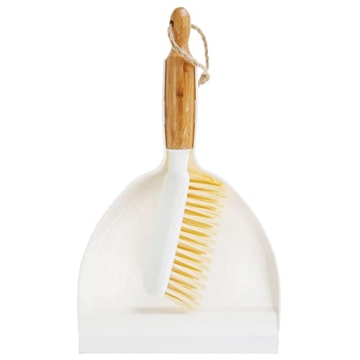 Stylish mDesign Dustpan & Brush Set for Easy Cleaning