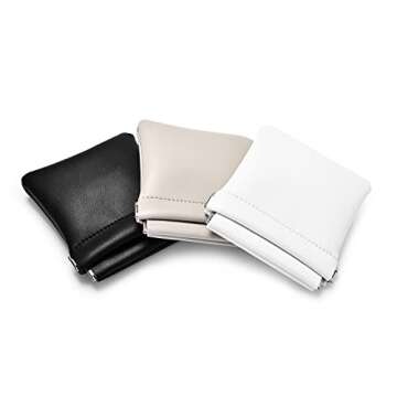 Woodten PU Leather Jewelry Travel Bag Leather Jewelry Pouch Christmas,Wedding Party Favor Gift Bag (...