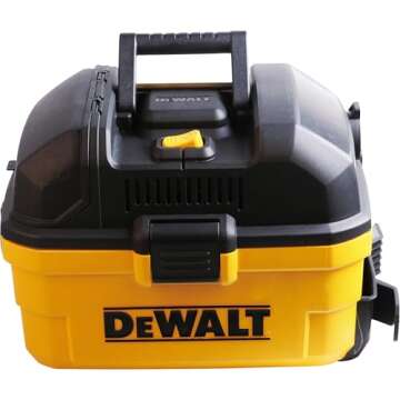 DEWALT DXV04T Portable 4 Gallon Wet/Dry Vacuum - Efficient & Compact