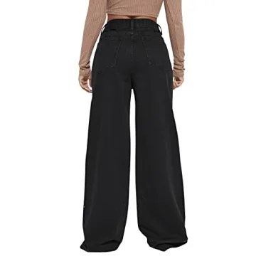 Loose Ripped Denim Pants for Women - Stylish & Comfortable