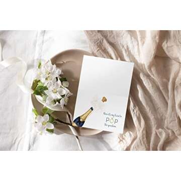 Set of 10,Bridesmaid Proposal Card with Envelopes for Bridesmaid Proposal Box & Bridesmaid Gifts For Wedding Day,Maid of Honor Proposal Gifts and Bride & Groomsmen Gifts,Champagne