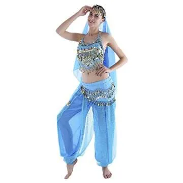 Seawhisper Genie Costume for Women Adults Halloween
