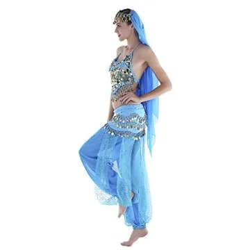 Seawhisper Genie Costume for Women Adults Halloween