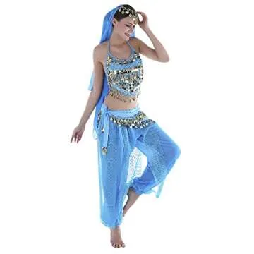Seawhisper Genie Costume for Women Adults Halloween