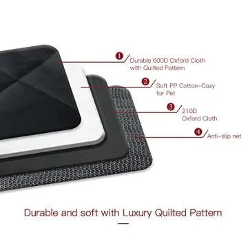 Waterproof Dog Car Seat Cover with Side Flap, Nonslip Luxury