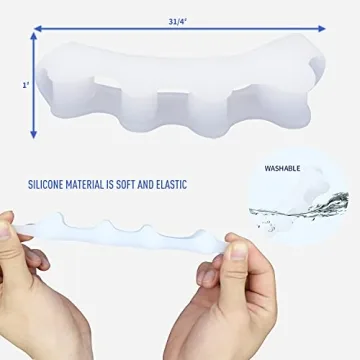 Niupiour Gel Toe Spacers for Pain Relief & Pedicure