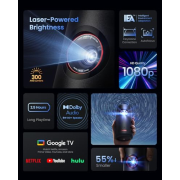 NEBULA Capsule 3 Laser Projector with Google TV