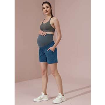 Maternity Athletic Shorts for Summer Activewear