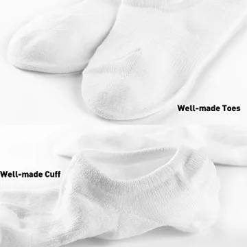 Mottee&Zconia No Show Socks – Stylish Comfort for All