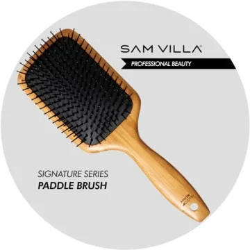 Sam Villa Bamboo Brush for Easy Hair Styling