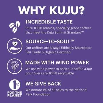 Premium Pour Over Camping Coffee Singles from Kuju | Bold Awakening