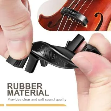 Effective Violin Mute - 2 Packs for Quiet Practice