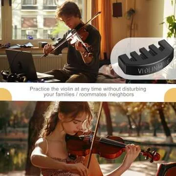 Effective Violin Mute - 2 Packs for Quiet Practice