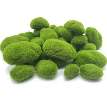 TIHOOD 40PCS Artificial Moss Rocks Décor Set