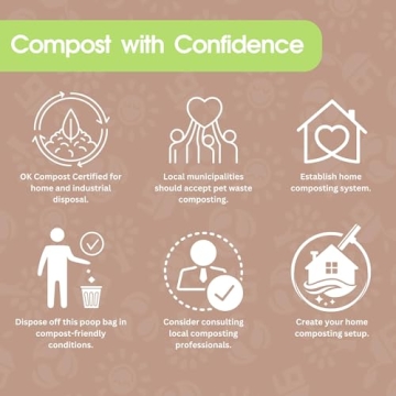 Durable Compostable Dog Poop Bags 240 Counts Ecological Choice