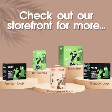 Durable Compostable Dog Poop Bags 240 Counts Ecological Choice