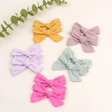 Premium 40Pcs Hair Bows Clips for Baby Girls - Oaoleer