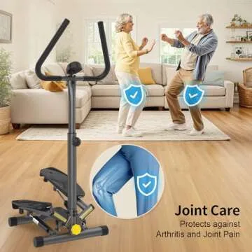 ZIWWVY Twist Stepper with Resistance Bands for Full Body Workout