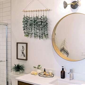 Stunning Alynsehom Artificial Eucalyptus Wall Decor