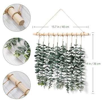 Stunning Alynsehom Artificial Eucalyptus Wall Decor