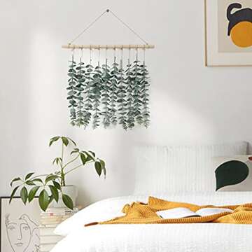 Stunning Alynsehom Artificial Eucalyptus Wall Decor